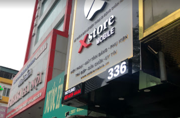 Ban do chi duong den XStore Mobile 336 Xa Dan tu trung tam Ha Noi