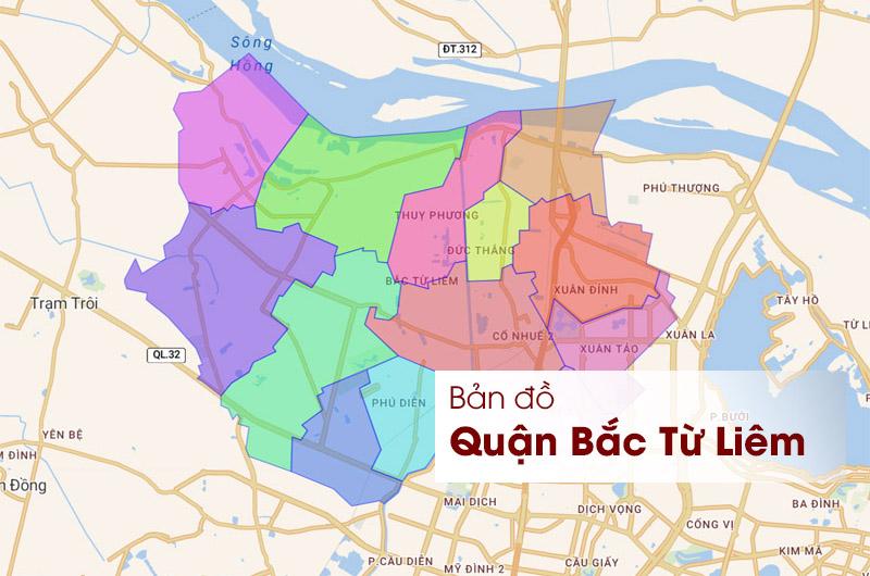 Bản đồ tổng quan khu vực Nguyên Xá phường Minh Khai Bắc Từ Liêm Hà Nội