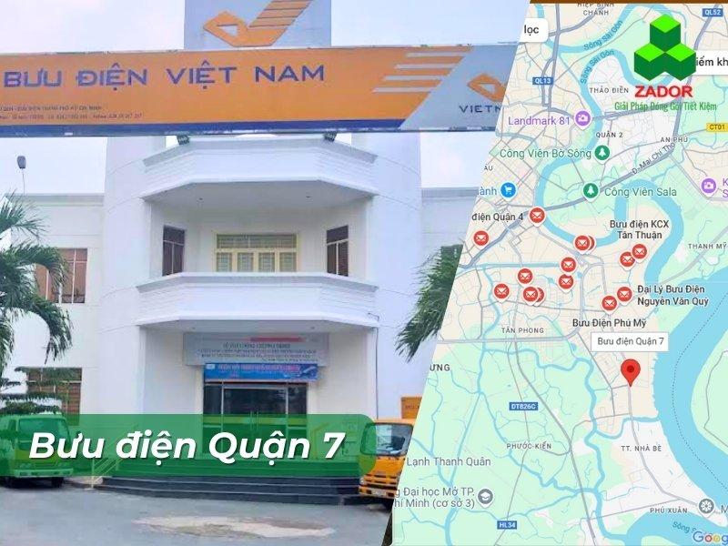Hinh anh ben ngoai buu dien tan phong 565 nguyen thi thap quan 7