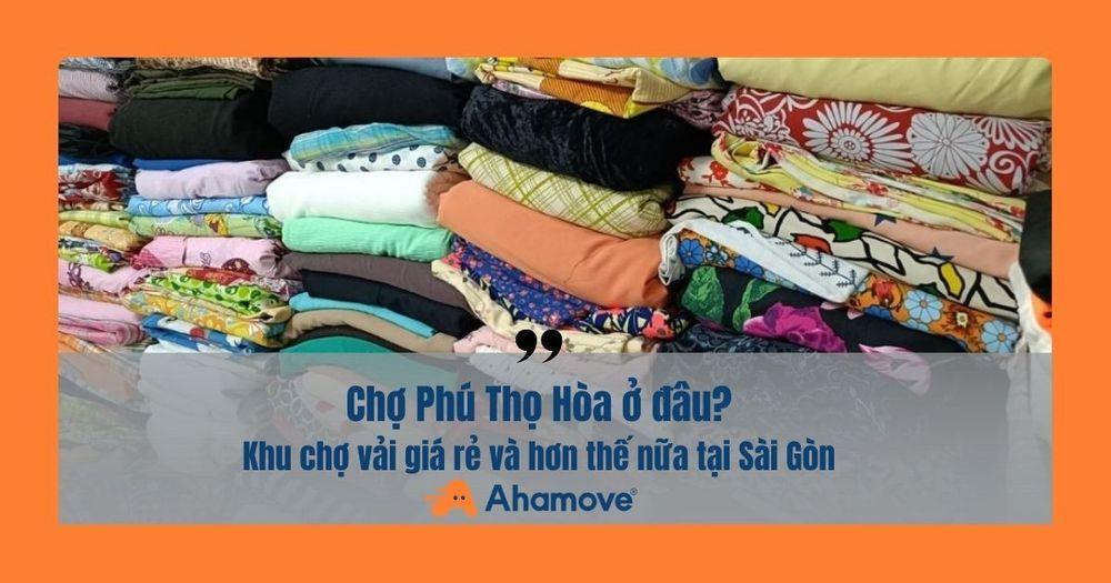 Đa dạng các sạp hàng hóa từ thực phẩm đến quần áo tại Chợ Bình Thuận 2, An Phú