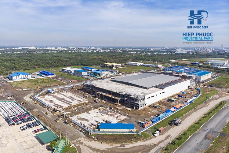 Minh họa đường đi từ trung tâm TP.HCM đến Samsung CE Complex ở KCN Hiệp Phước, Nhà Bè