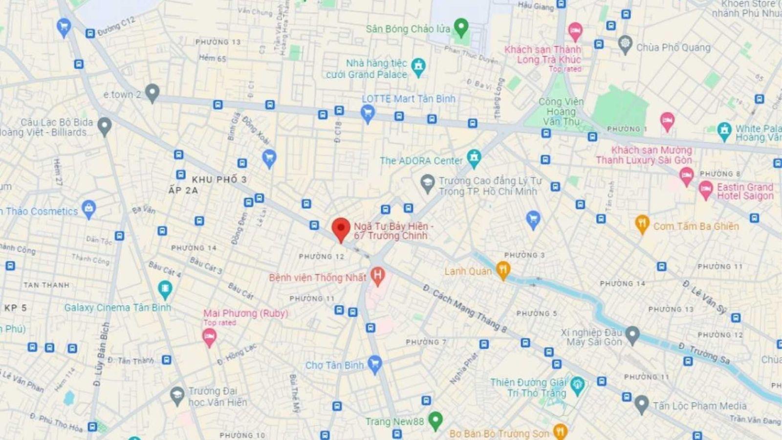 Hướng dẫn đường đi đến Ngã tư 67 xã Phước Hòa Long Thành Đồng Nai trên bản đồ giao thông