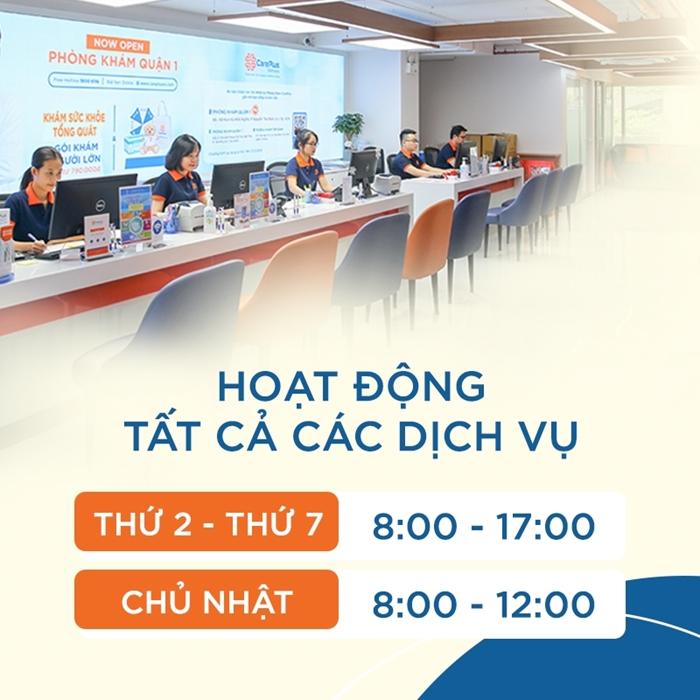 Giờ mở cửa và thông tin liên hệ của Phòng Khám Đa Khoa Quốc Tế CarePlus TP.HCM