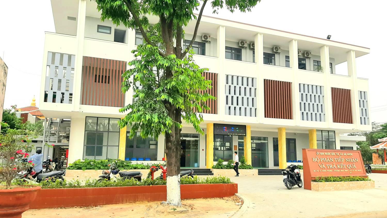 Khu vực tiếp nhận và trả kết quả tại UBND phường Phúc La