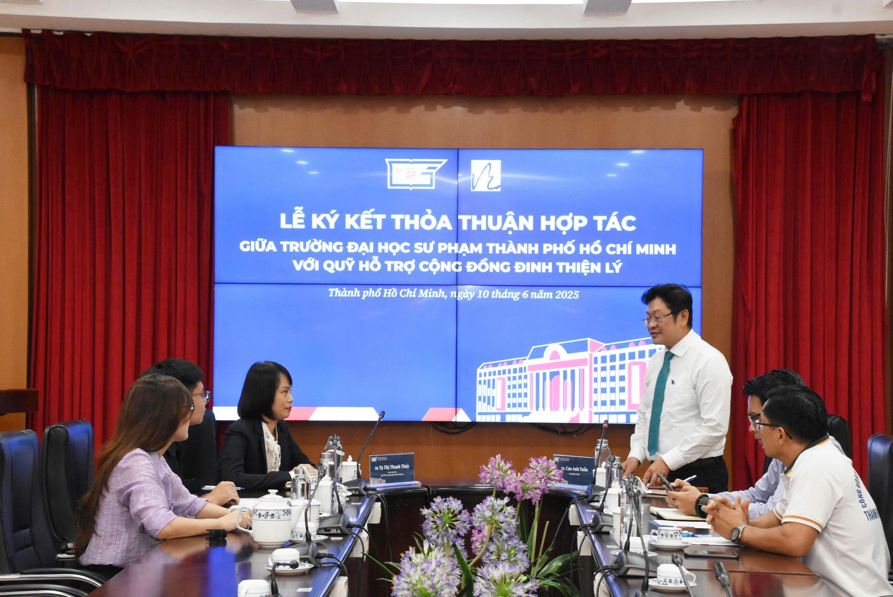 Ngoại cảnh khu Ký túc xá Đại học Sư phạm TP.HCM tại địa chỉ 280 An Dương Vương Quận 5
