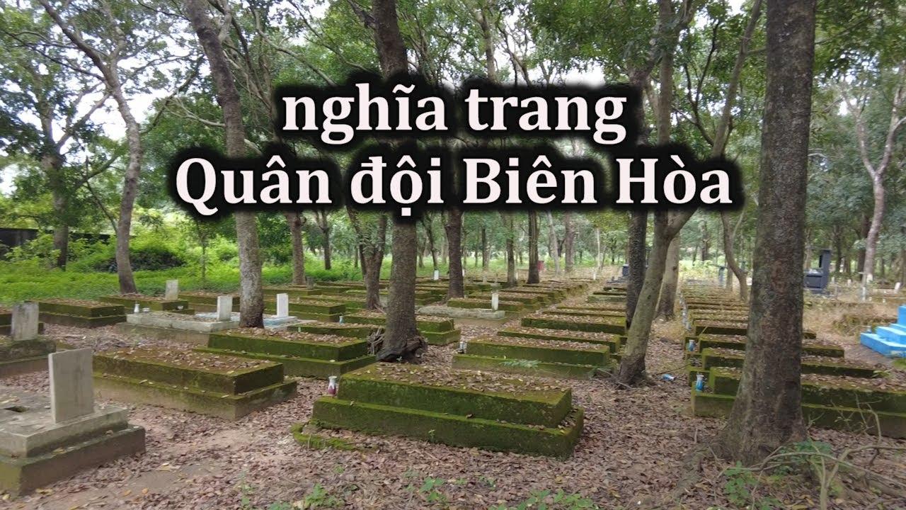 Toàn cảnh khu vực nghĩa trang Hóa An tại Biên Hòa, Đồng Nai từ trên cao nhìn xuống