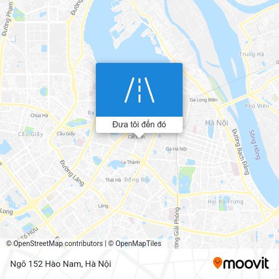 Bản đồ hướng dẫn di chuyển đến Ngõ An Trạch 1 quận Đống Đa Hà Nội bằng phương tiện công cộng
