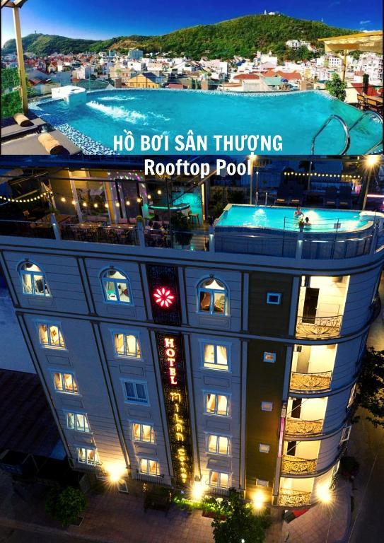 Nội thất phòng nghỉ tiện nghi sạch sẽ tại Mi Lan Corner Hotel Vũng Tàu