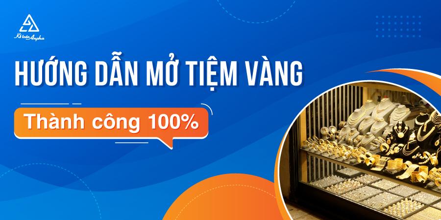 Các loại trang sức vàng tại Tiệm vàng Kim Mai Cống Quỳnh trưng bày trên kệ