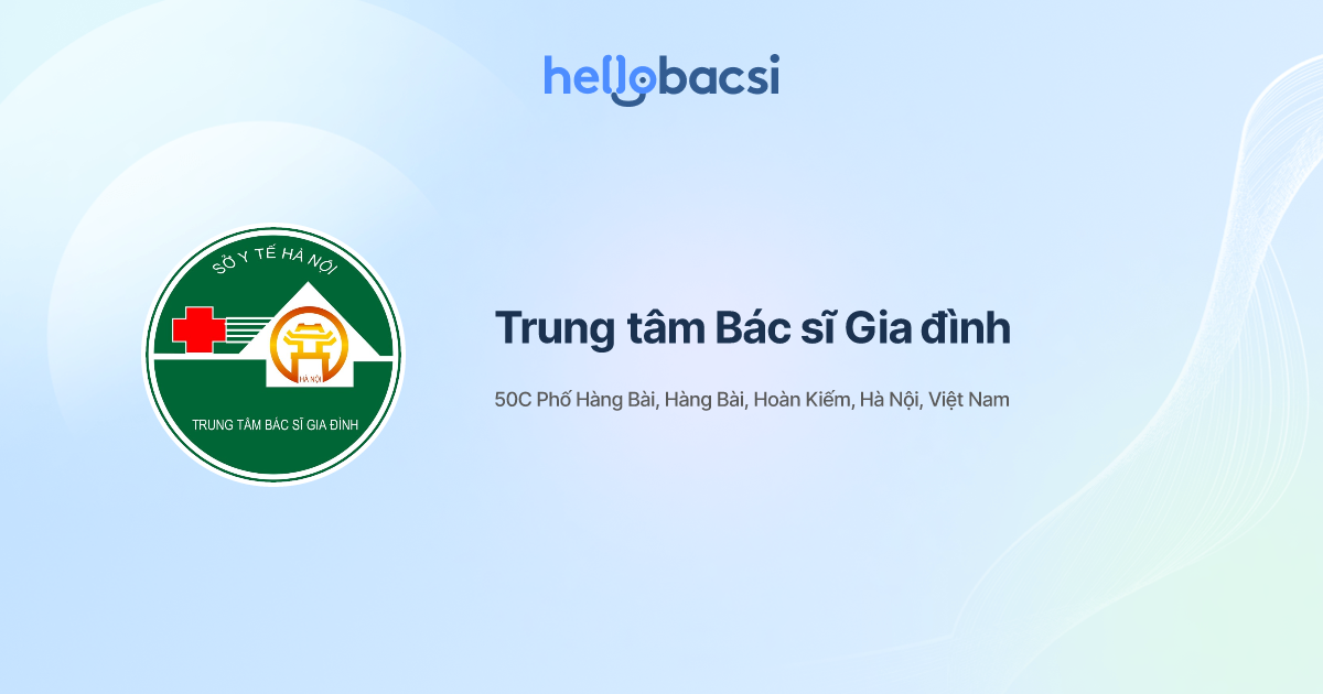 Hinh anh Trung tam Bac si gia dinh 50C Hang Bai Hoan Kiem Ha Noi tu mat pho