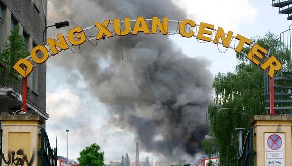 Một góc trưng bày thiết bị phòng cháy chữa cháy tại trung tâm 254 Trần Hưng Đạo Quận 1