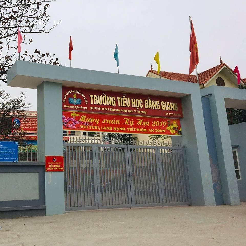 Hình ảnh cổng trường Trường Tiểu học Đặng Giang tại 81 An Dạ, Ngô Quyền, Hải Phòng