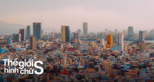 View toàn cảnh thành phố Hà Nội từ tầng thượng Chicland Bà Triệu