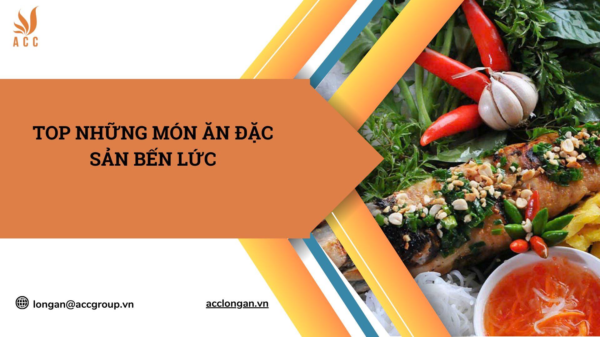 Các món ăn hấp dẫn tại khu ẩm thực Chợ Bến Lức Long An.