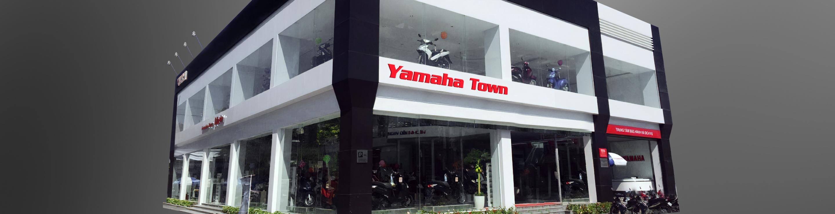 Hình ảnh các mẫu xe Yamaha Exciter và Sirius trưng bày tại đại lý Mạnh Phong Kinh Môn.