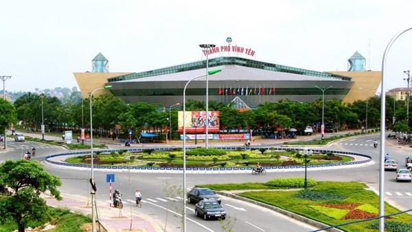 Minh họa đường đi đến khu vực Dốc Lập tại Mê Linh Vĩnh Phúc từ trung tâm huyện