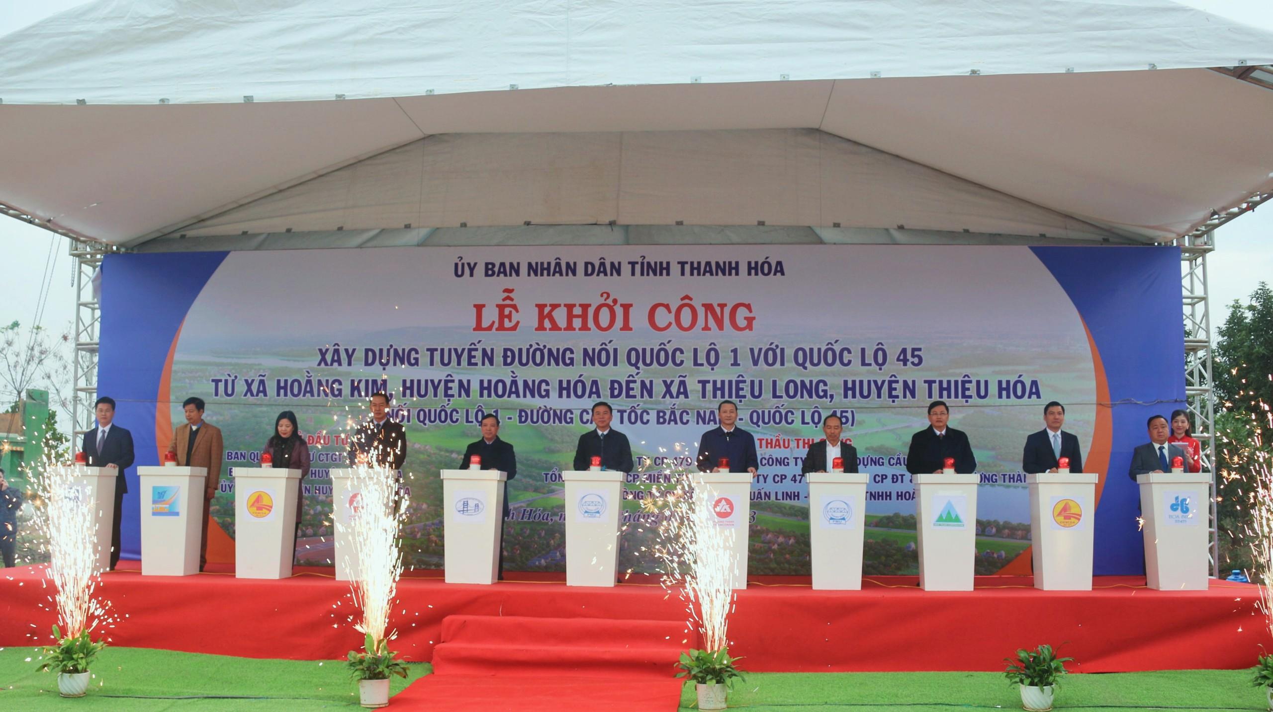 Hình ảnh quốc lộ 1A đoạn qua huyện Hoàng Hóa, Thanh Hóa