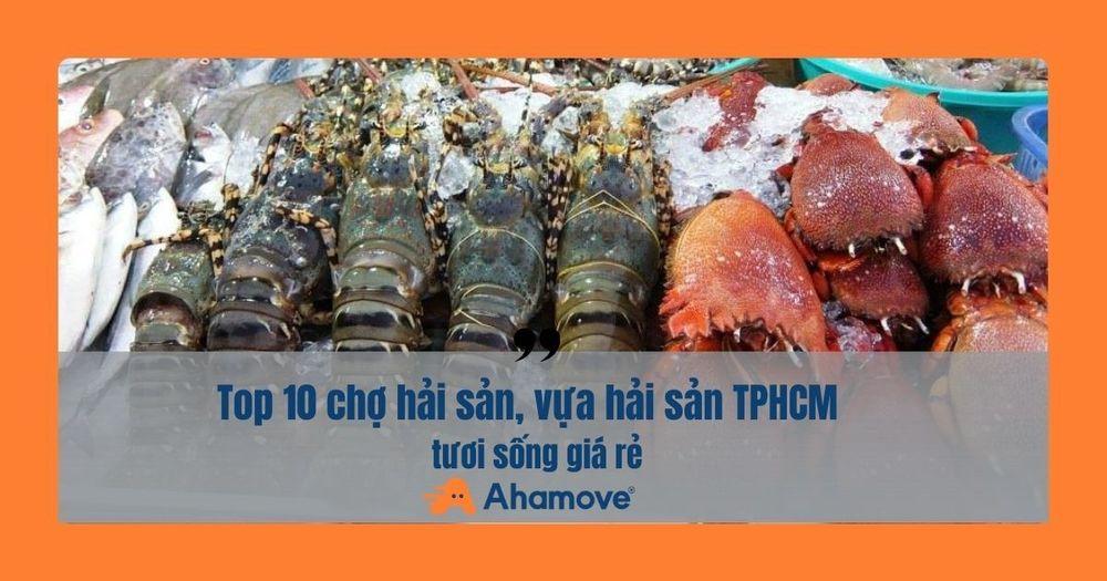 Khu vực bán hải sản tươi sống và đa dạng tại Chợ Hải Tân, phường Hải Tân, TP Hải Dương